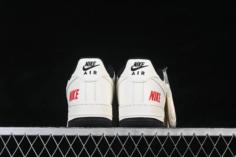 All categories Nk Air Force 1 Air Force series Nk Air Force 1 Low Air Force low-top Nike Air Force 1'07 Low beige black and red contrast Air Force 1 low-top casual sneakers MM3399-813